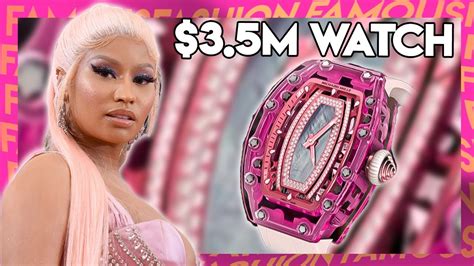 nicki minaj richard mille price|Nicki Minaj Shows Off Her Rare Pink Richard Mille Watch .